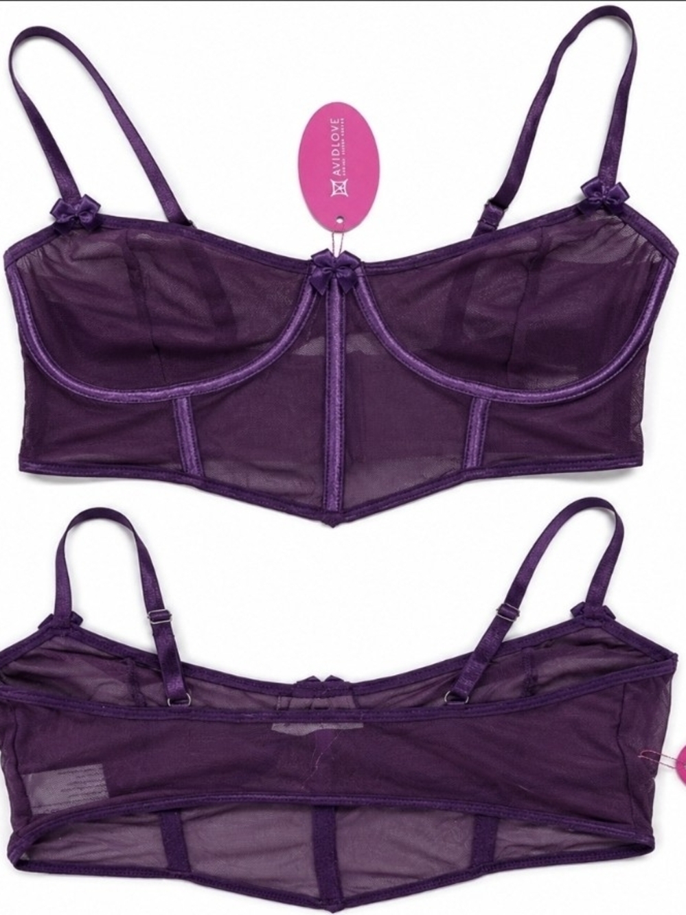 Avidlove Wireless Mesh Bralette – NWT
